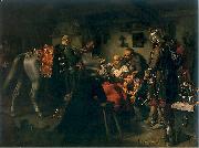 Louis Leopold  Boilly The Death of Czarniecki oil painting on canvas
